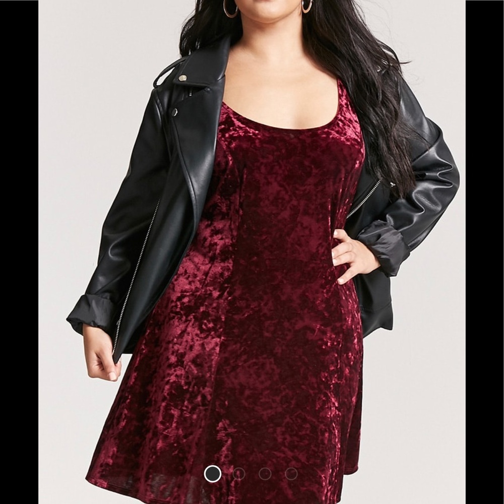 CRUSH VELVET MINI DRESS - Picture 4 of 4